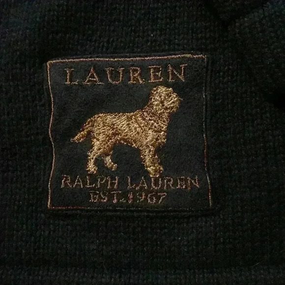 Lauren Ralph Lauren cotton sweater with satin collar - Picture 3 of 5